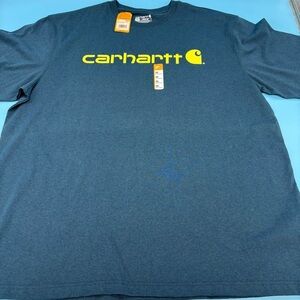 Carhartt Blue Short Sleeve Loose Fit Heavyweight Graphic T-Shirt Size 2XL NWT